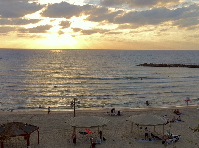 Last sunset in Tel Aviv