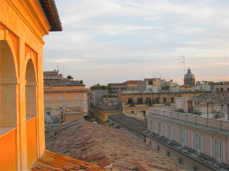 View from the Grand Hotel de la Minerve rooftop bar